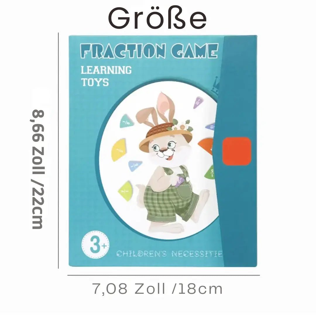 Magnetic Fraction Learning Tiles — Interactive Math Set for Kids
