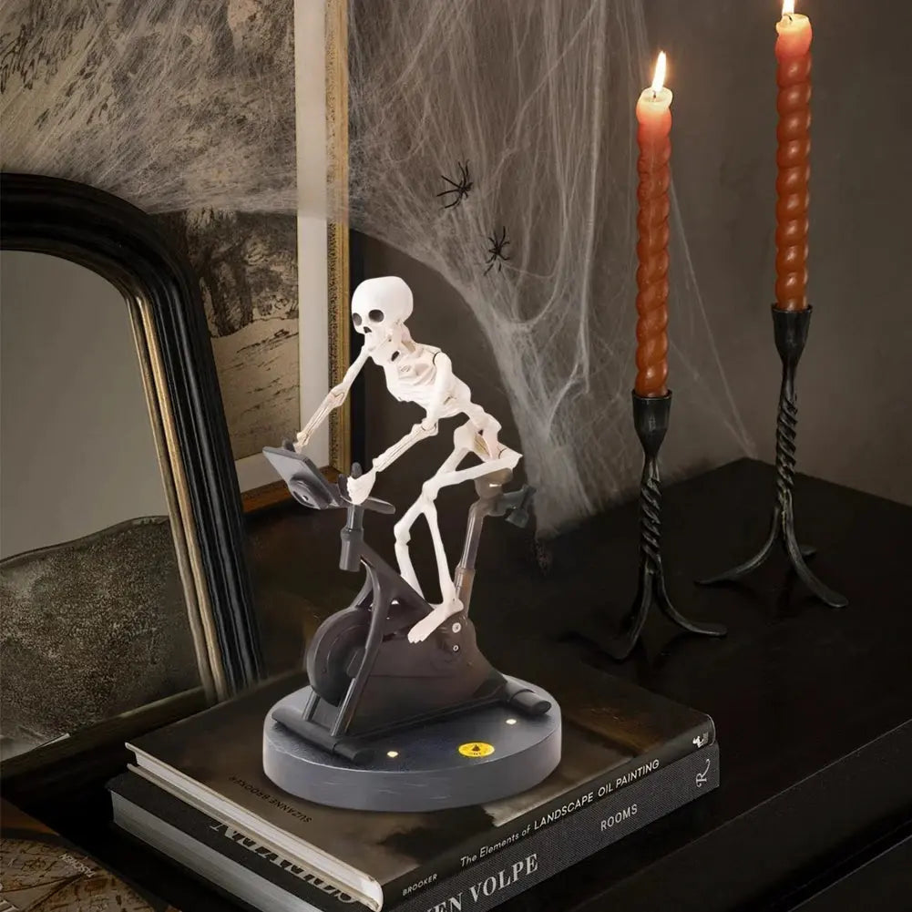 Decorative Skeleton Rider Figurine — Create a Spookily Charming Atmosphere