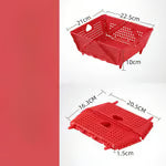Foldable Draining and Storage Basket – Space-Saving, Heat-Resistant Organizer