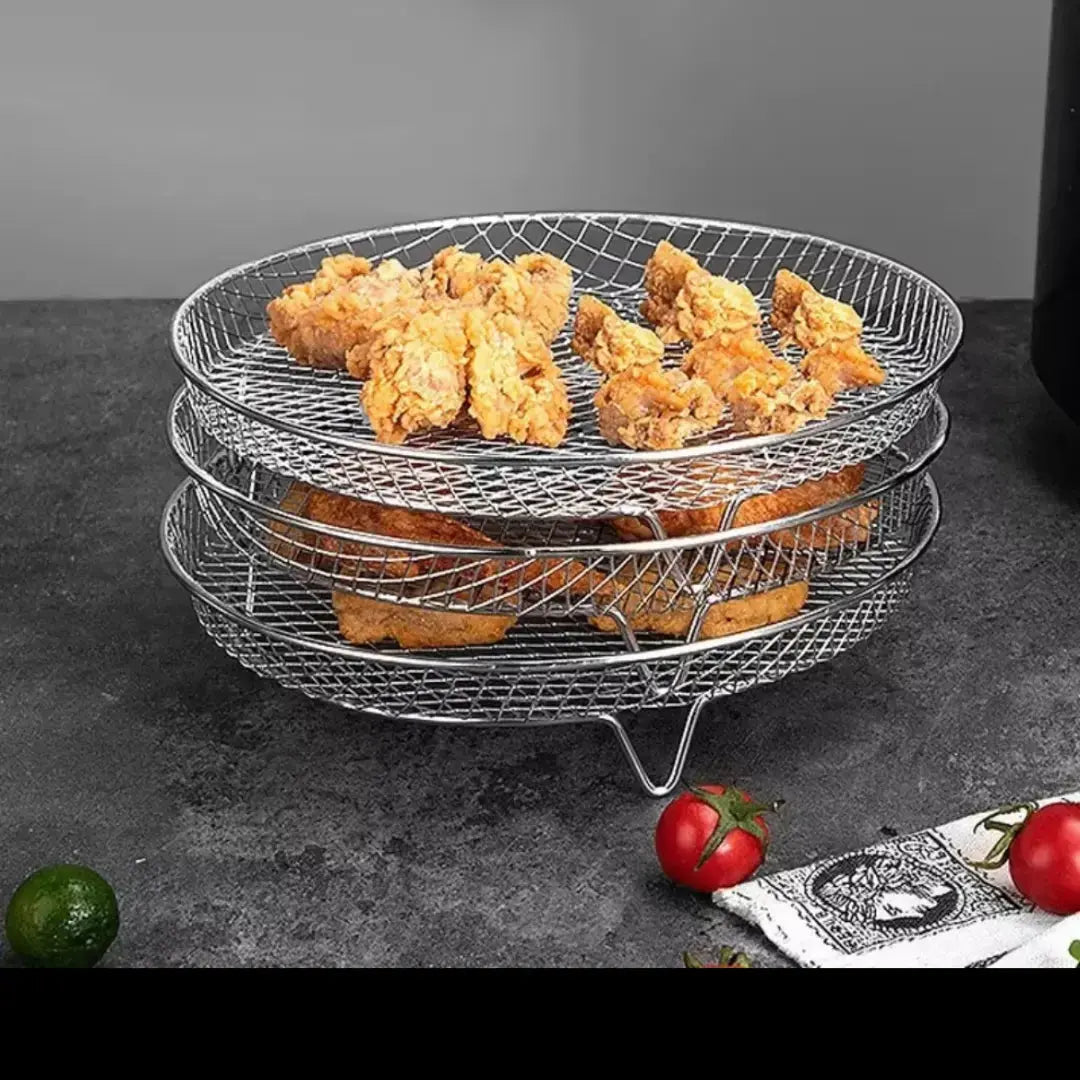 Buy 3 Baskets Get 2 Tongs Free | FlexFry™ — Double Meals, Half the Time