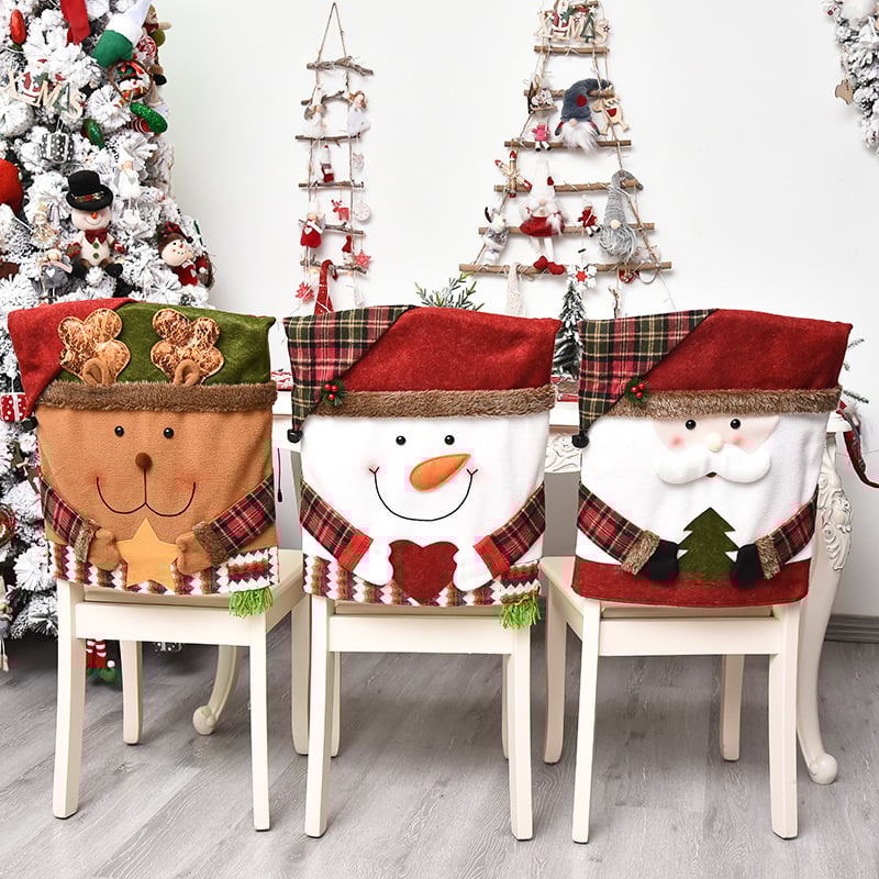 Chair Covers — Cozy Warmth and Festive Atmosphere (4 Pieces)