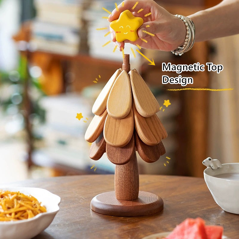 Coasters made of walnut wood — stylishly and effectively protects furniture