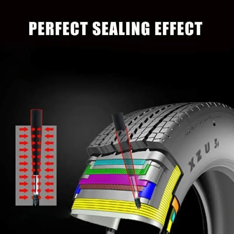 20 Pieces Tire Nail Set for Rubber Tire Puncture Repair