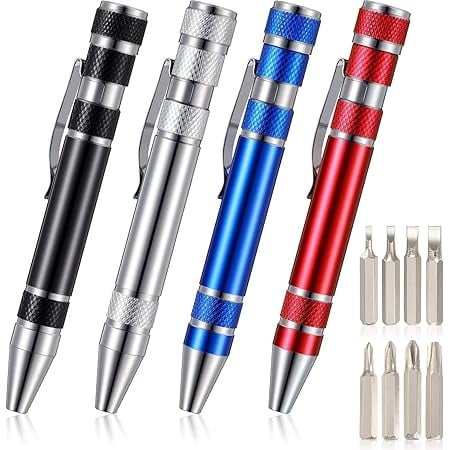 Multi-Bit Mini Screwdriver – Compact Repair Tool Made of Aluminum Alloy