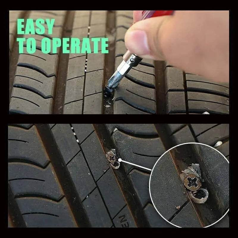 20 Pieces Tire Nail Set for Rubber Tire Puncture Repair
