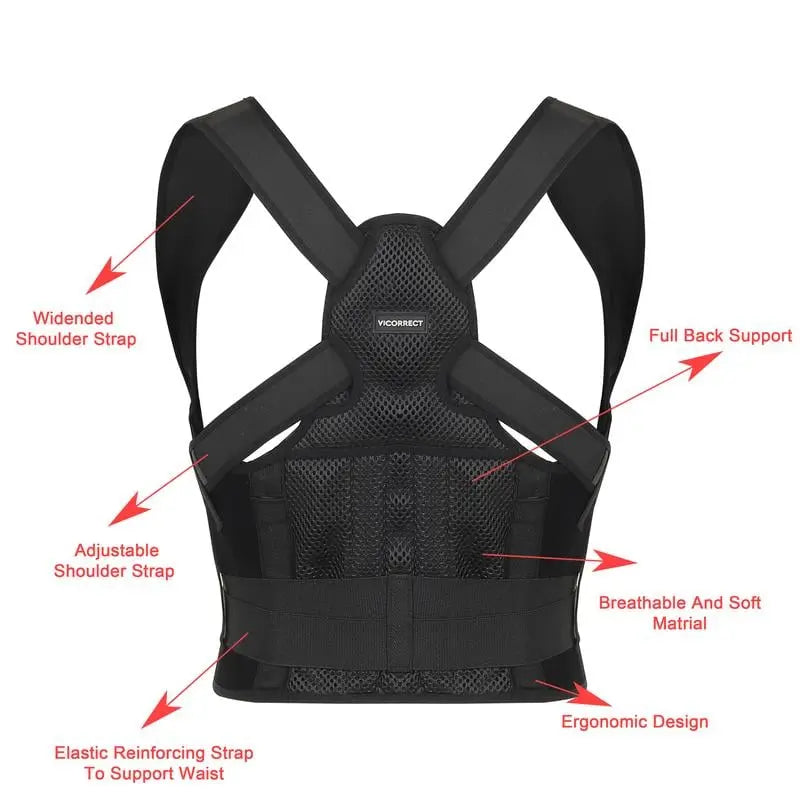 LuminaPosture™ — Pain-Free Posture with Breathable Support