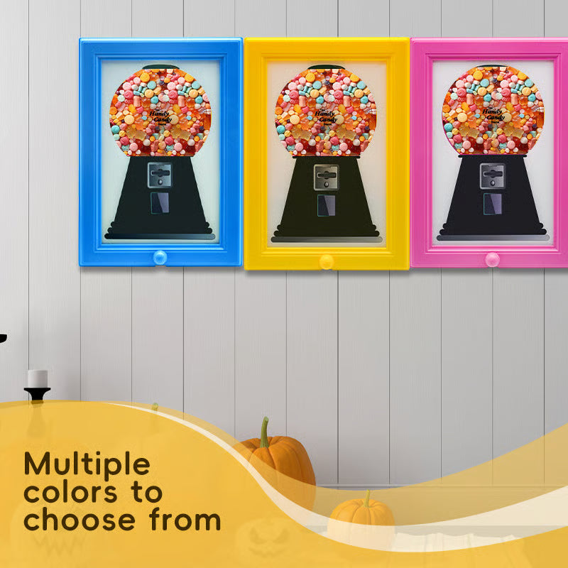 Candy dispenser in a frame – colorful treat fun