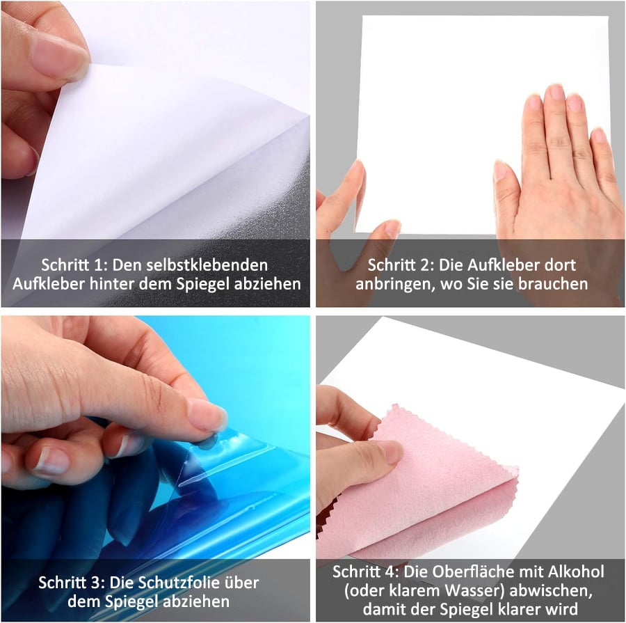 A mirror that won't break - self-adhesive mirror films🥰❤️ Zorenza