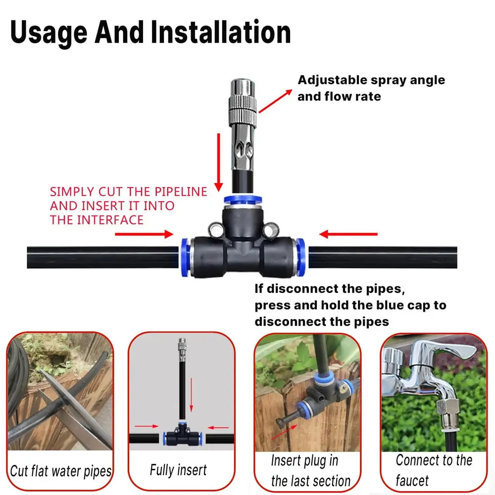 HydraBloom™ — Smart 360° Precision Garden Irrigation
