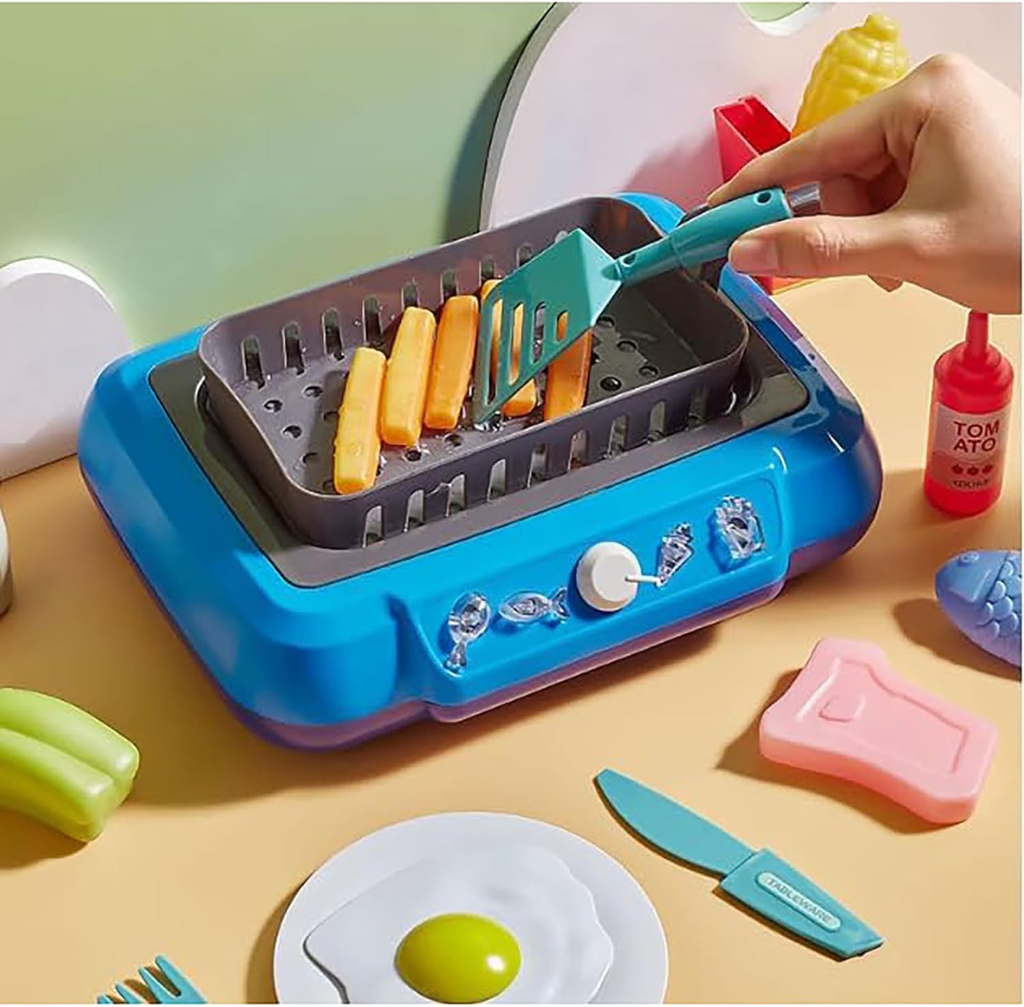 Children's Play Kitchen — Creative Play Fun with Color Magic