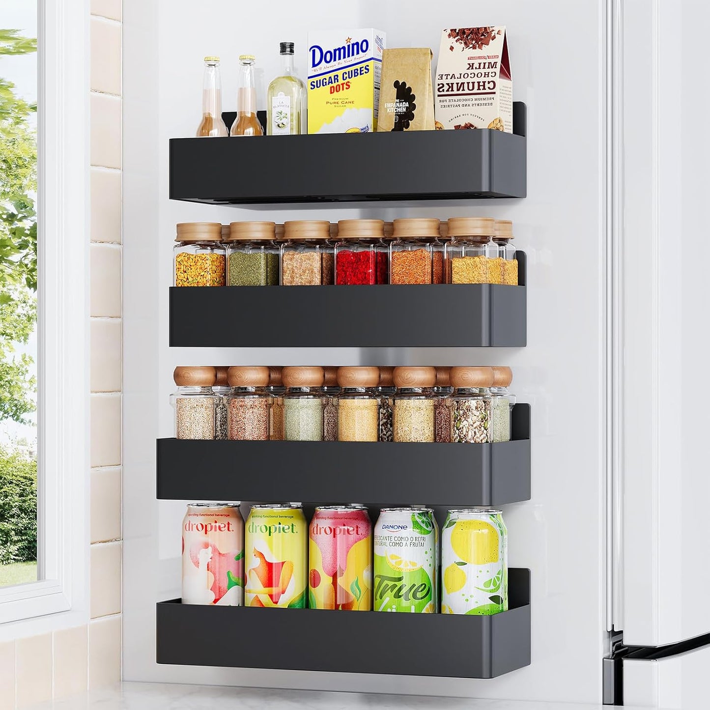 Strong Magnetic Refrigerator Shelf — Stable up to 7.72 lb Load Capacity