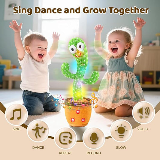 Interactive Dancing Cactus Toy – Musical Fun with Sound Imitation