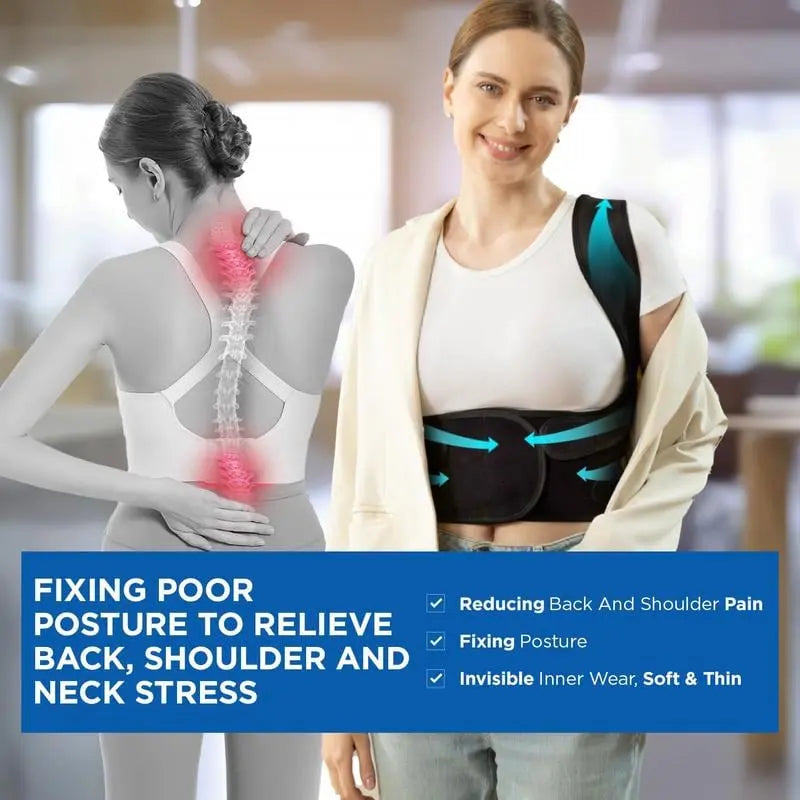 LuminaPosture™ — Pain-Free Posture with Breathable Support