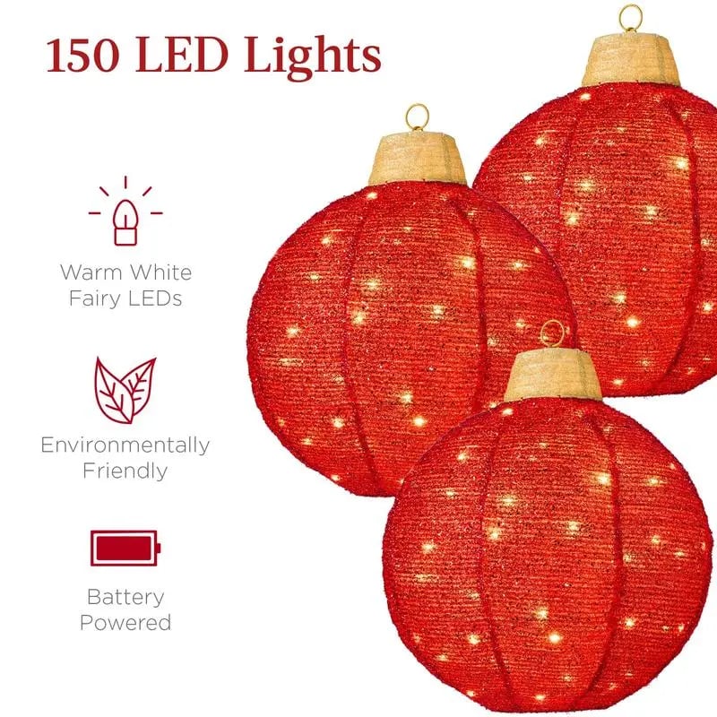 Pop-Up LED Decorative Ball — Enjoy Dynamic Light Show with 8 Modes