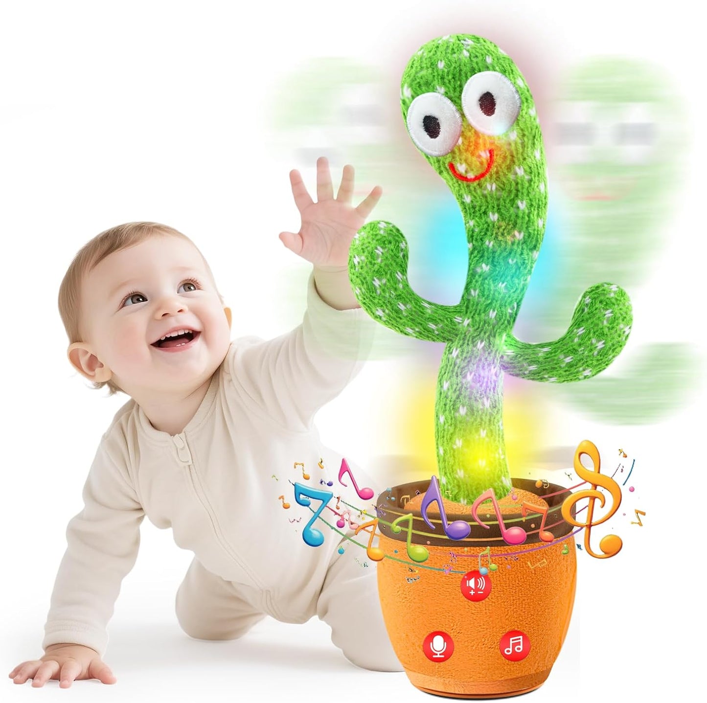 Interactive Dancing Cactus Toy – Musical Fun with Sound Imitation