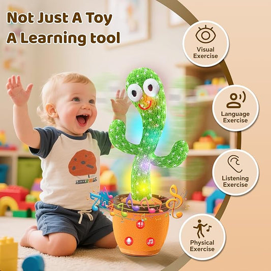 Interactive Dancing Cactus Toy – Musical Fun with Sound Imitation