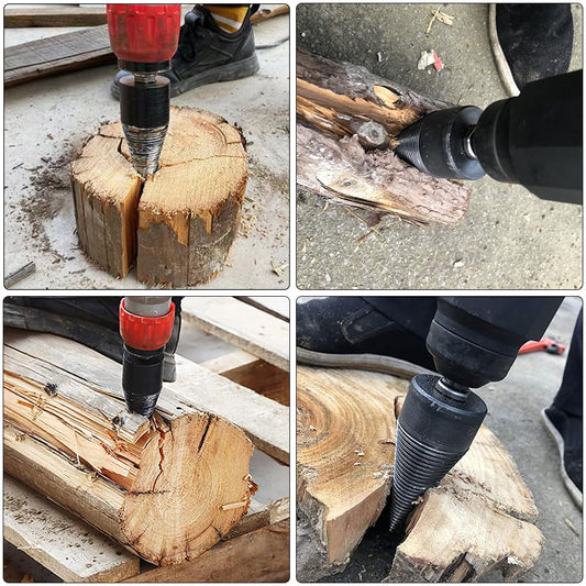 Log Splitter Drill Set — Time- & Energy-Saving Firewood Splitting