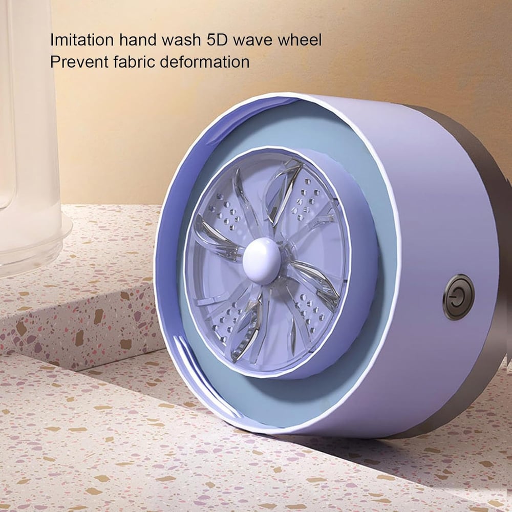 Compact Portable Washing Machine — Gentle Care for Delicate Fabrics