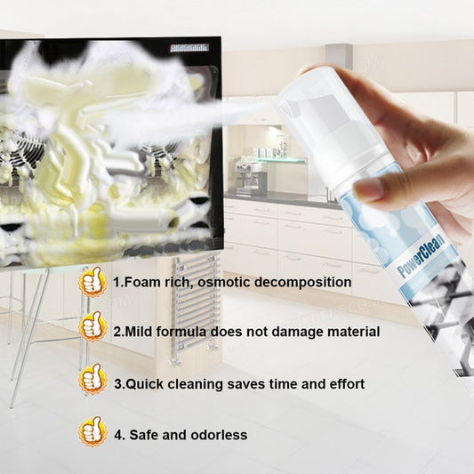 Kitchen Foam Cleaner — Effortless Removal of Grease and Dirt 2-Pack