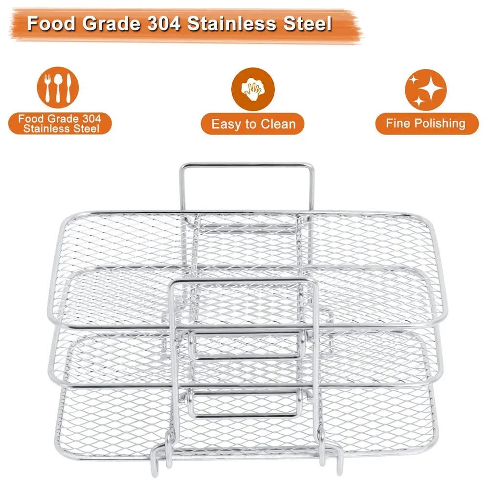 3-tier air fryer insert for even cooking