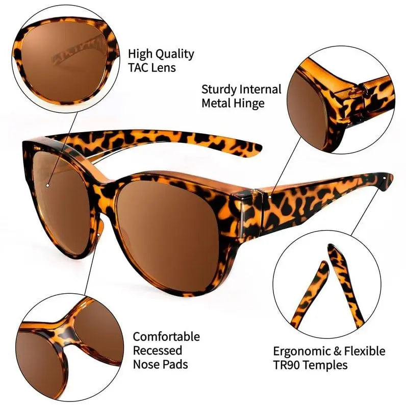 Polarized Sunglasses for Eyeglass Wearers – Safe Driving & Stylish Sun Protection