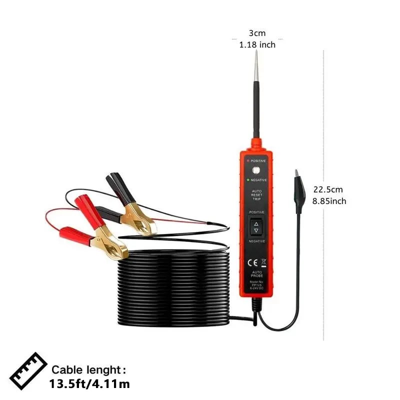 Car Circuit Tester – 6-24V Electrical Diagnostic Tool