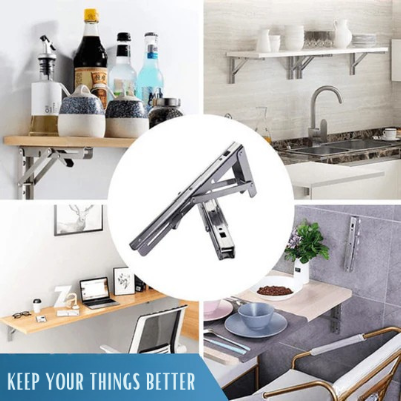 Foldable Bracket — More Space and Clear Organization