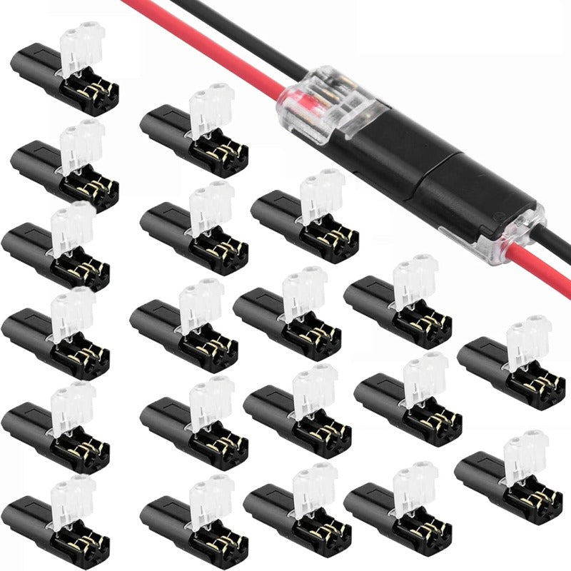 LED Connector Plug — Quick and Secure Assembly (20 Pieces)
