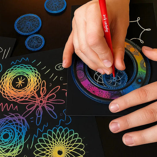 22-piece Spiral Ruler Set – Creative Drawing with System