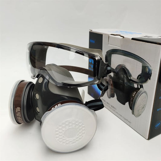 Integrated Respiratory Mask — Dustproof Half Mask with Dual Filtration