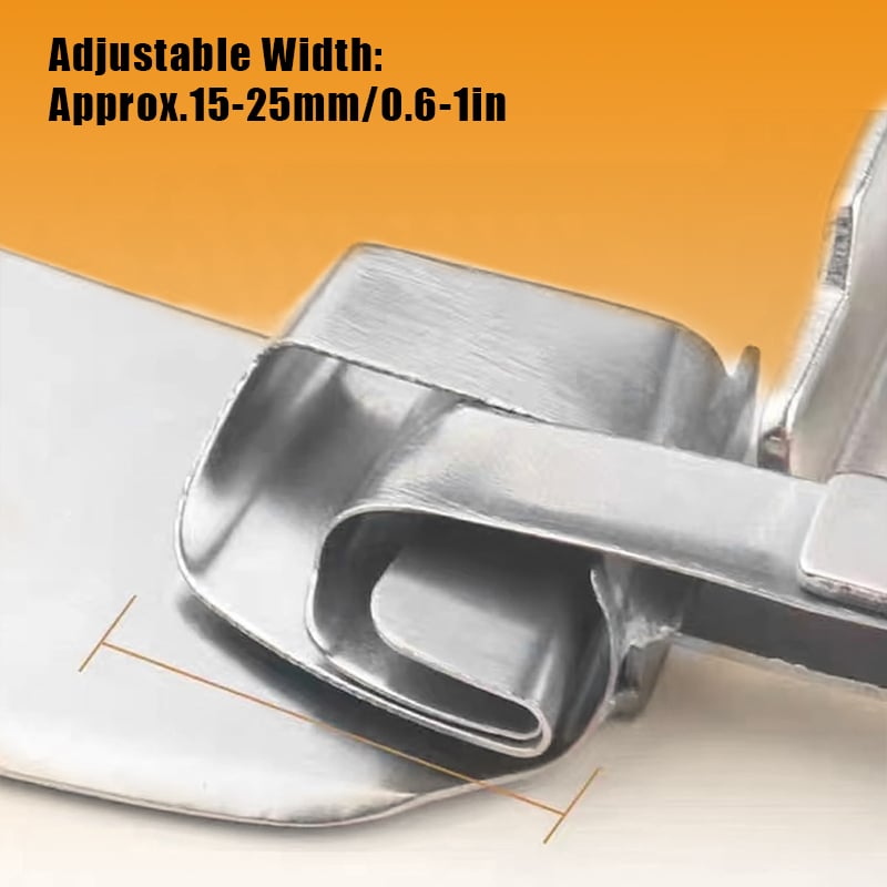 Adjustable Rolled Hem Foot for Precise Sewing Finishes