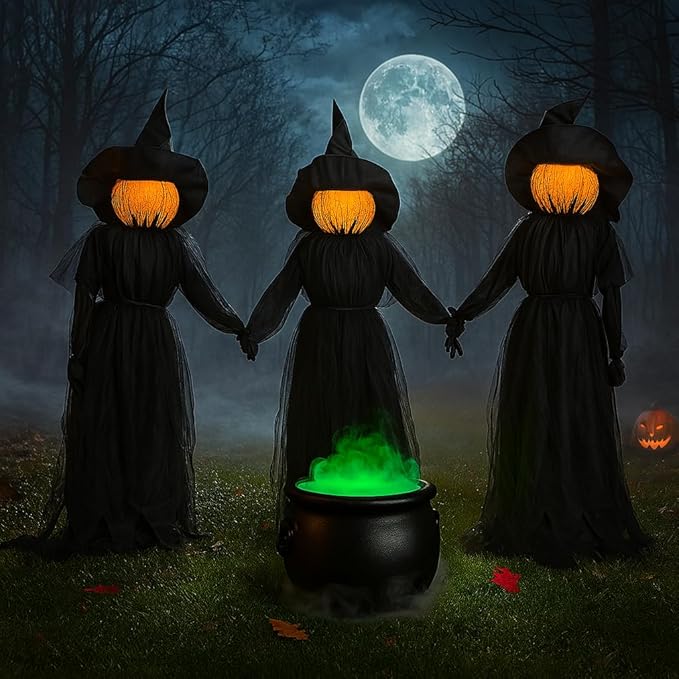 Halloween Witch Garden Stake – Outdoor Water Decoration