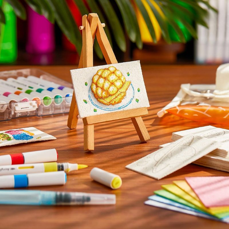 3D Foam Structure Art Set – Creative Craft Kit with Colored Pencils