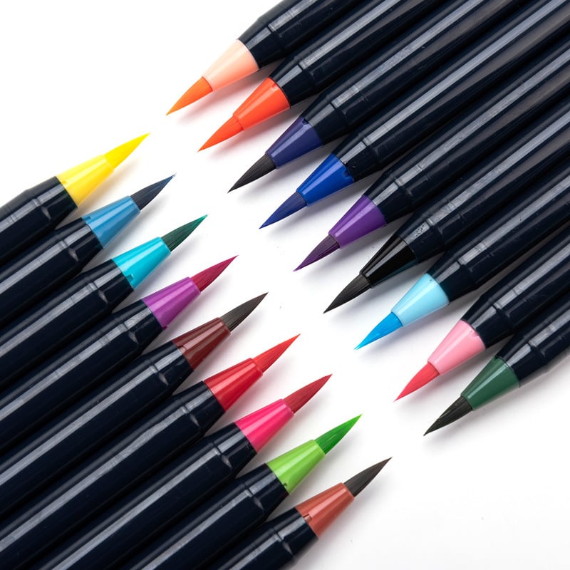 Brush Pens — Creative Colors for Radiant Artwork