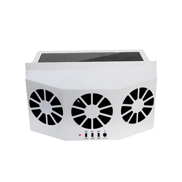 Solar-Powered Car Fan – Wireless & Compact