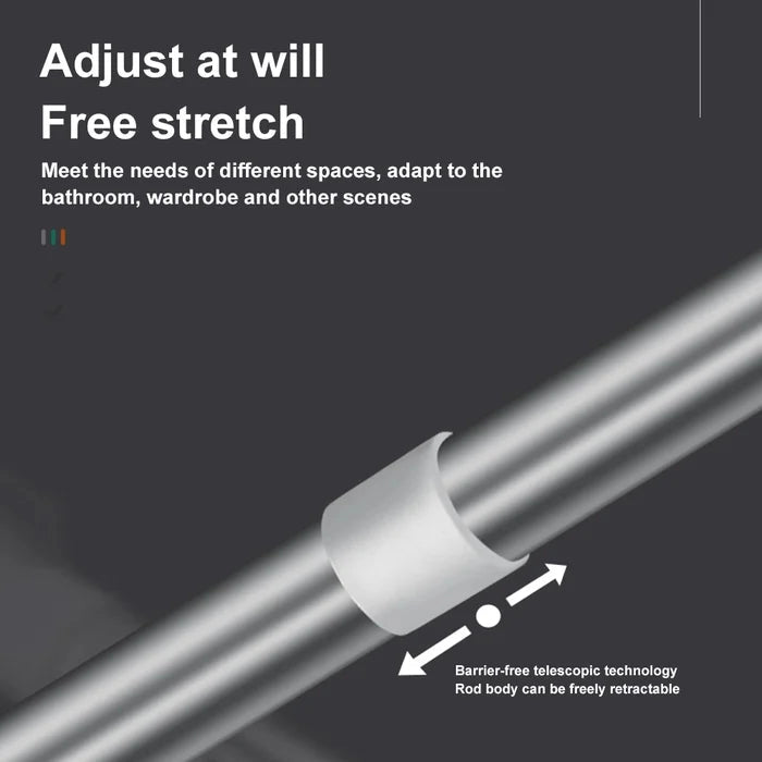 Adjustable Drill-Free Rod – Stainless Steel Curtain Rod