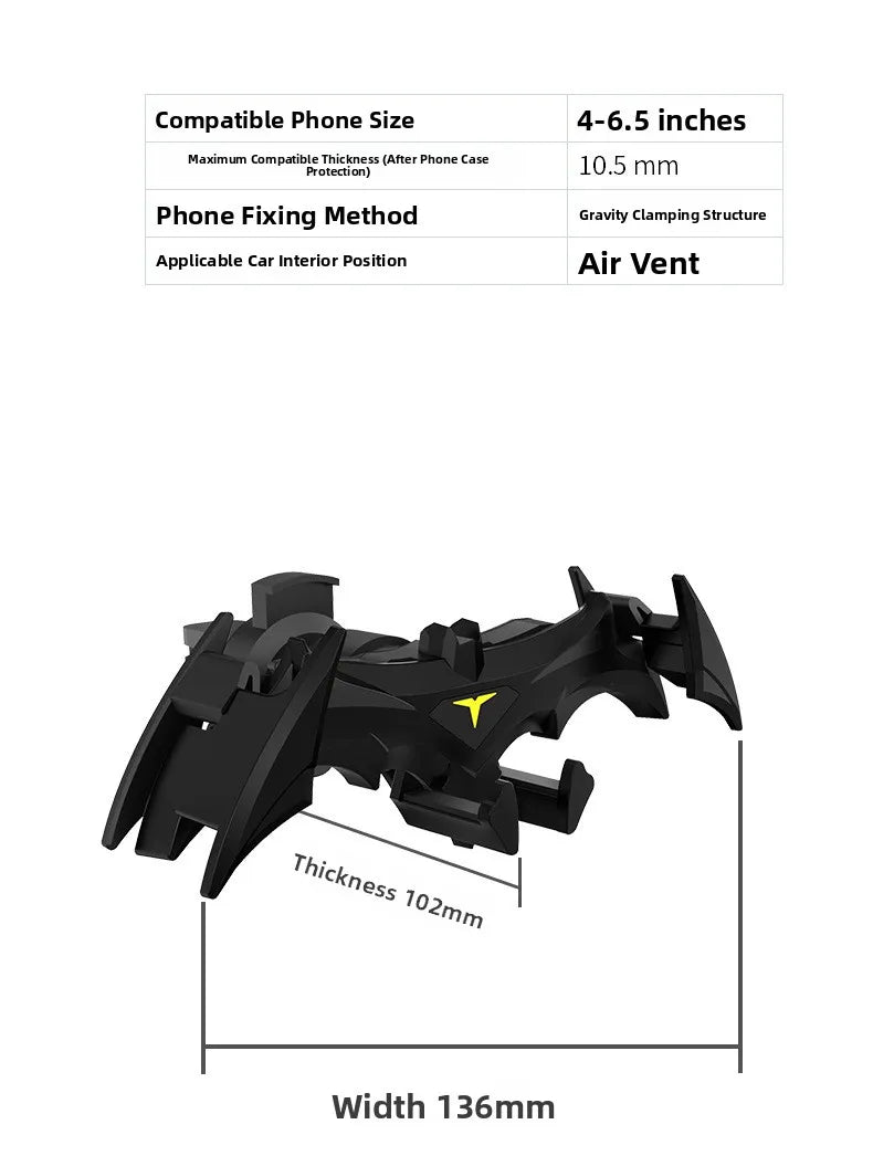 Car Phone Holder — Secure Grip for Worry-Free Driving