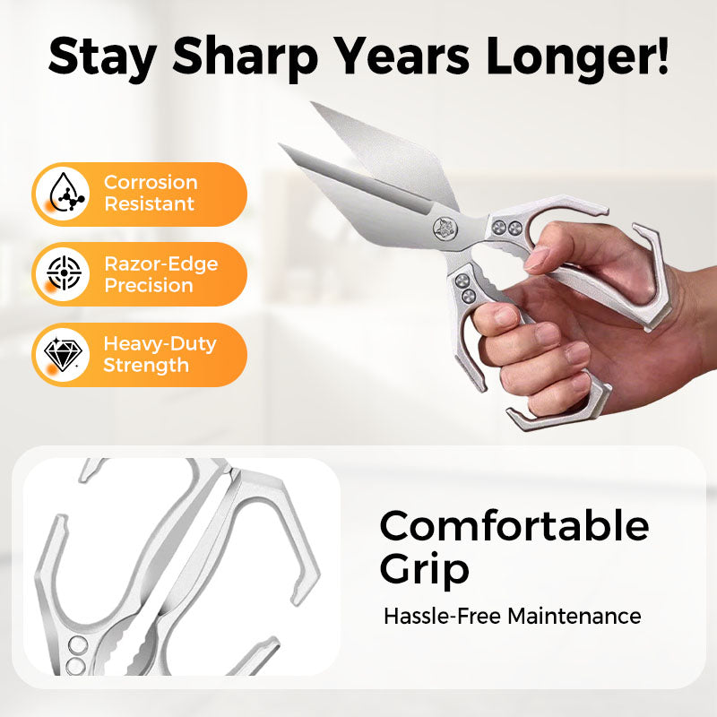 Premium Heavy-Duty Stainless Steel Kitchen Shears