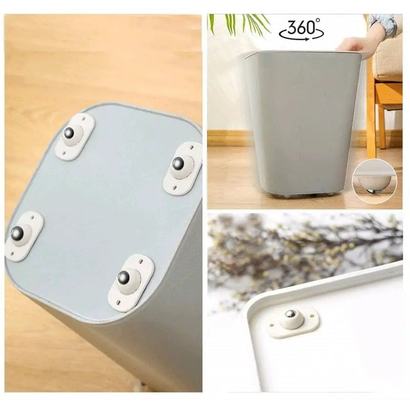 Self-adhesive 360° Mini Casters for Storage & Furniture