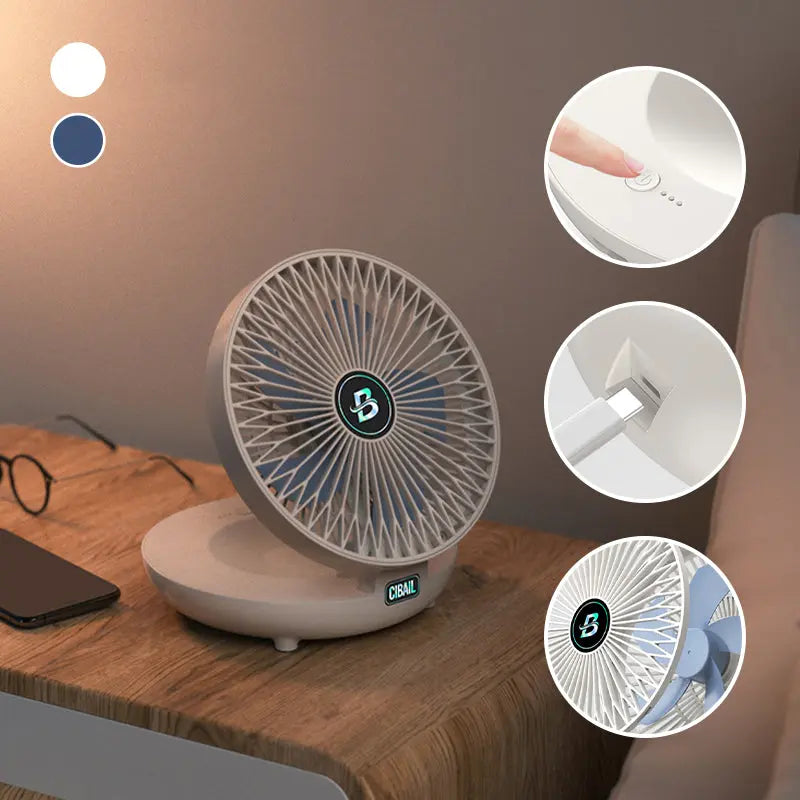 Wall-Mounted Quiet Fan for Bedroom & Bathroom