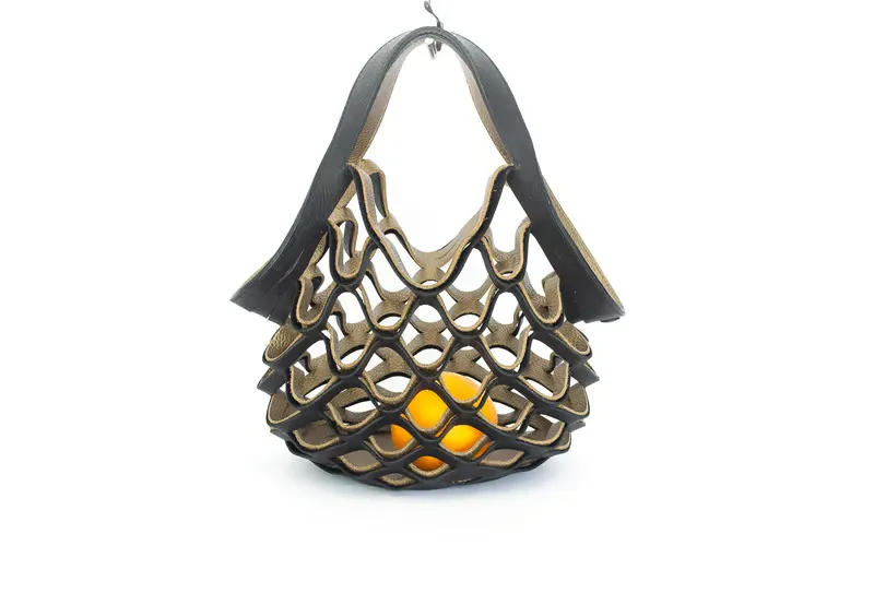 Handcrafted Leather Foldable Tote Bag – Shape-malleable, Lightweight Bag
