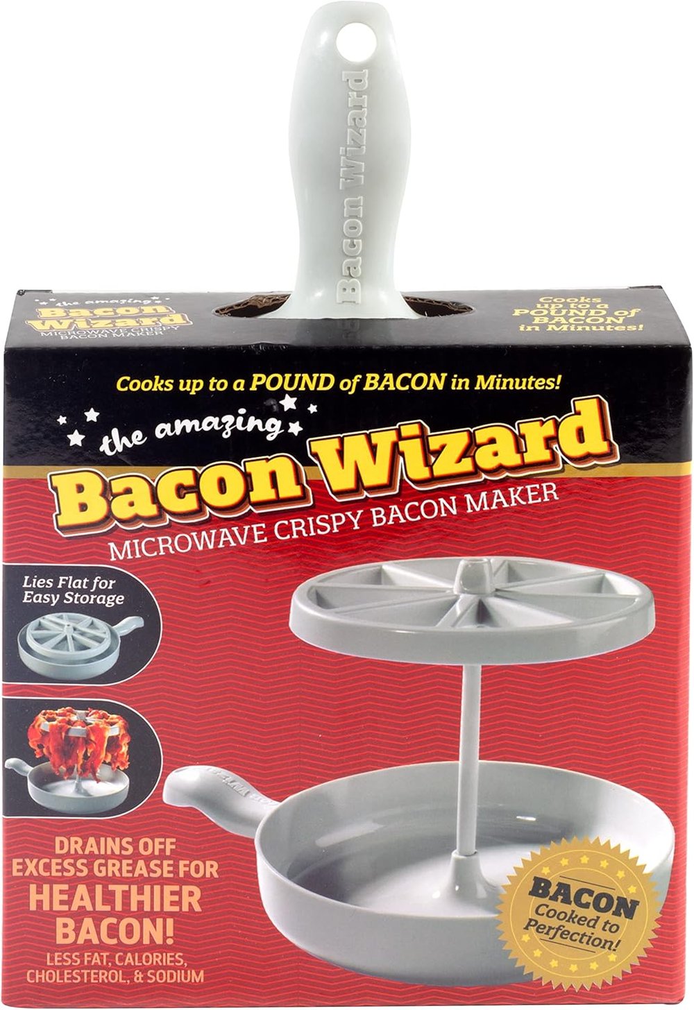 Microwave Bacon Cooker – Crispy Bacon with Fat Drain