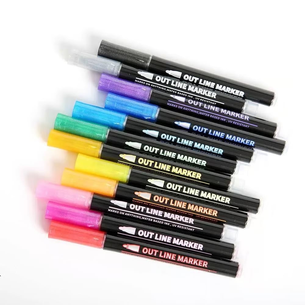 Metallic Marker Set – Creative Effects on Any Surface