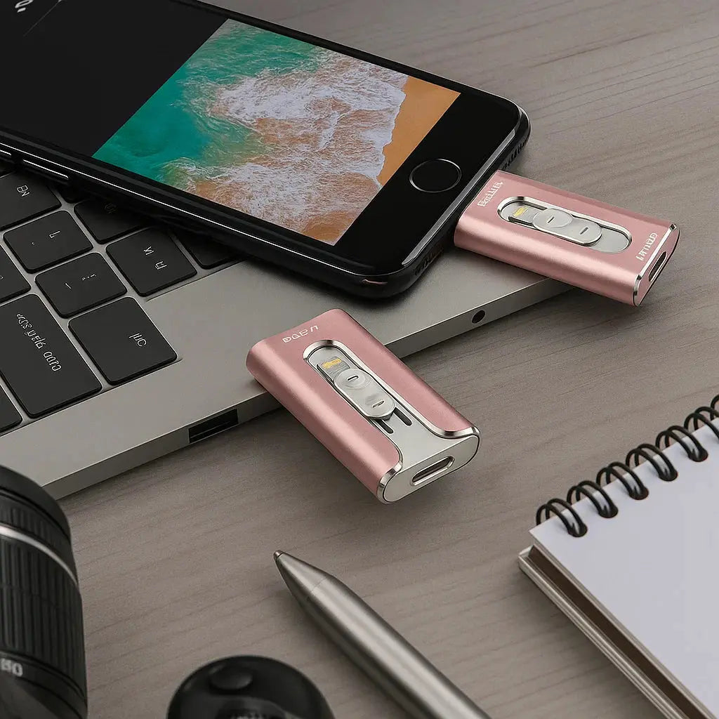 Multifunctional USB Stick for iPhone, Android & PC Backup