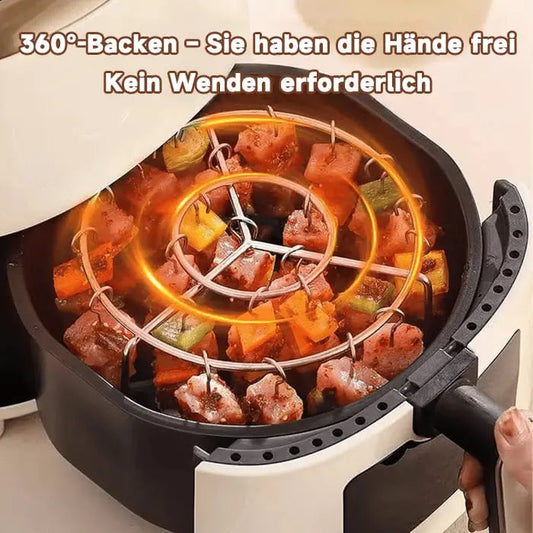 Kebab Grill for Air Fryers – Even Cooking & BBQ Enjoyment
