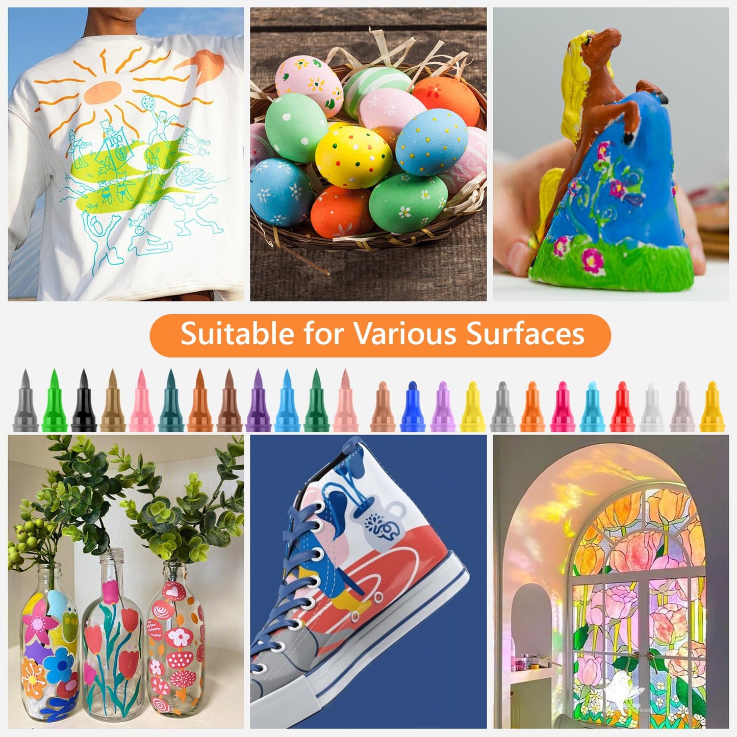 Brush Pens – Vibrant Artworks with Sparkling Shine