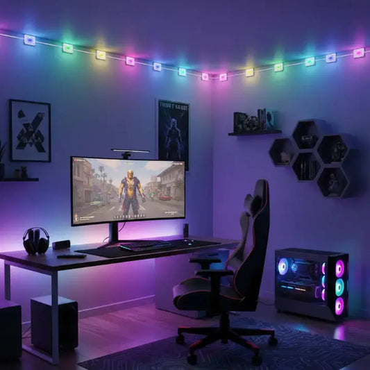 LED RGBIC Outdoor Wall Light