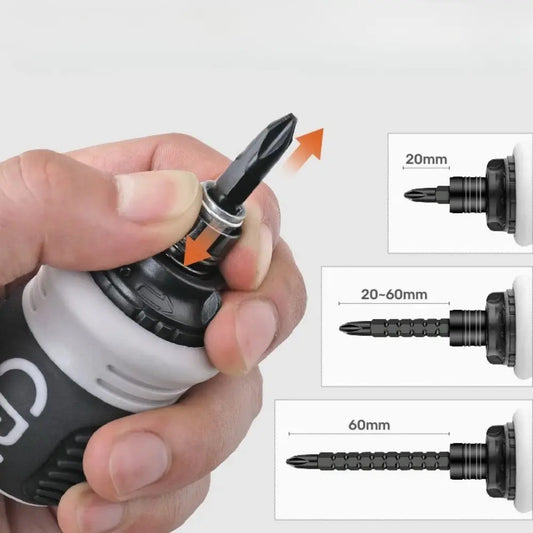 Compact screwdriver — precise control for every repair
