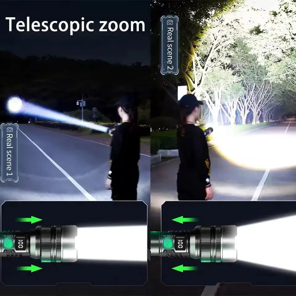 Heavy-Duty Ultra-Bright LED Flashlight – Reliable Night Lighting