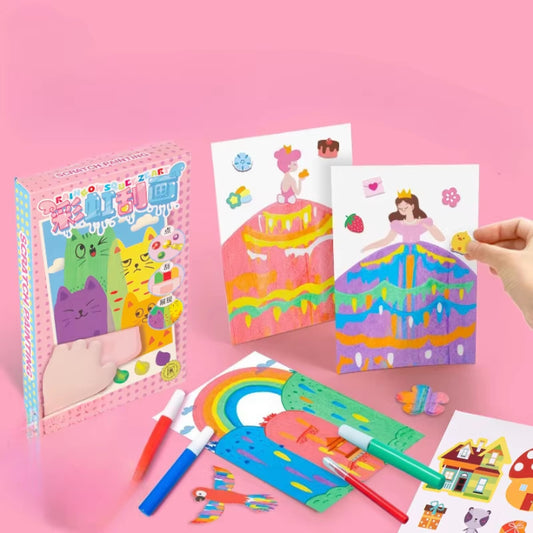 Relaxing Squeegee Art Painting Kit